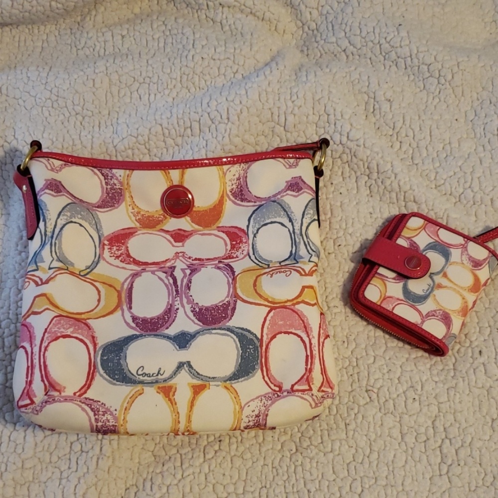 Cross body bag with wallet